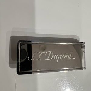 S.T. Dupont silver mens money clip